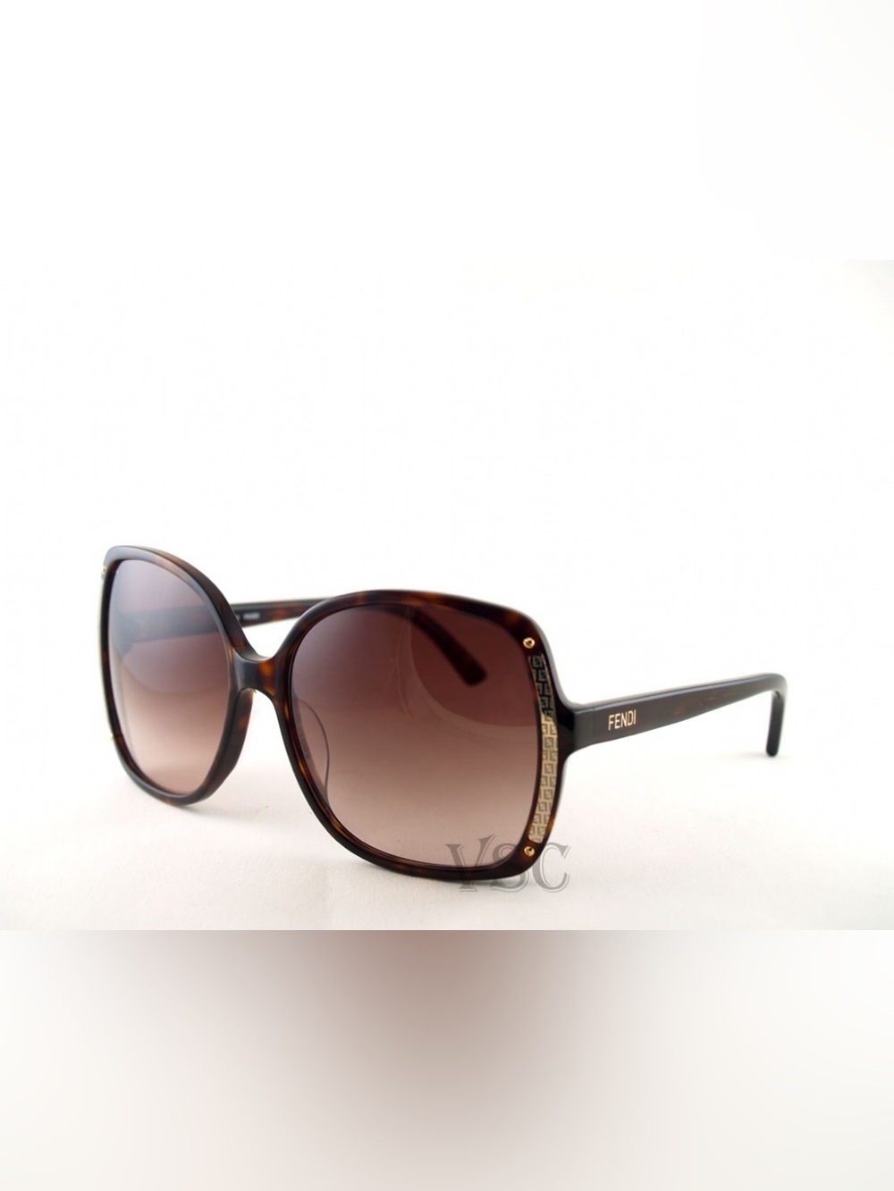 Fendi 5098 Women's Tortoiseshell Frame Sunglasses with Brown Gradient Lenses